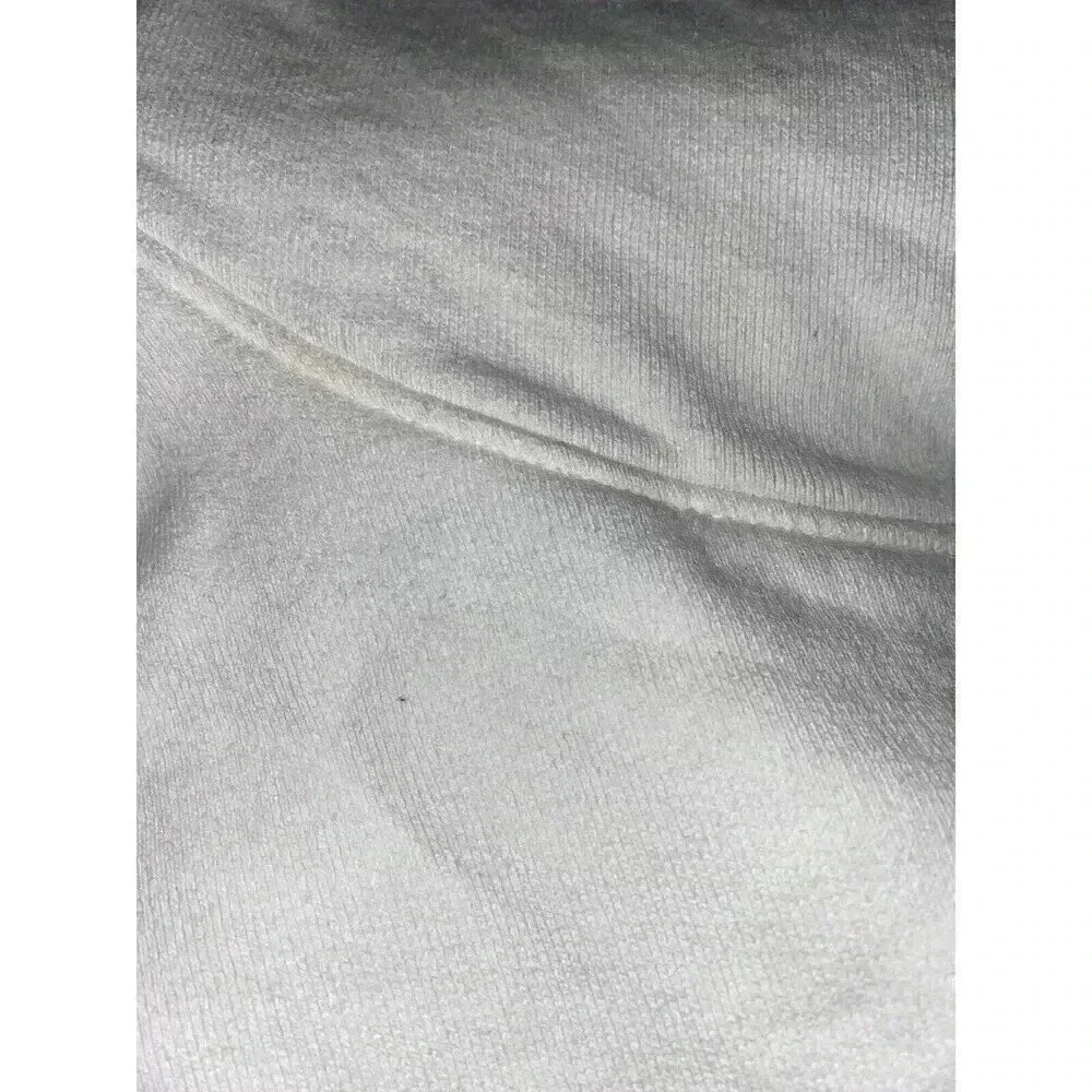 Talentless Less Talent Logo Hoodie White Women’s Size L